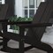 Flash Furniture Black Modern Poly Resin Adirondack Rockers, PK 2 JJ-C14709-BK-2-GG - alternate 4